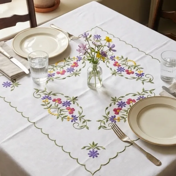 2_Seater_Square_White_Cotton_Embroidered__Sunehri_Table_Cloth