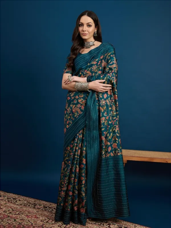 The_KATHAKARI_Designer_Kozi_Silk_Saree