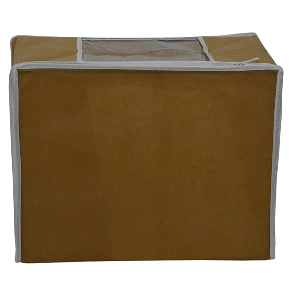 Saree_Cover_Storage_Box_For_Multipurpose_Foldable_Clothes_Storage_Organizer_With_Front_Window_|_Solid_Color_Saree,_Blanket_&_Garment_Storage_Bag_For_Wardrobe_|_Saree_Bags_Saree_Covers_For_Storage,_Wardrobe_Organiser_|_Foldable_Saree_Clothes_Storage_Bag_Wardrobe_(Pack_Of_3)