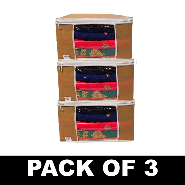 Saree_Cover_Storage_Box_For_Multipurpose_Foldable_Clothes_Storage_Organizer_With_Front_Window_|_Solid_Color_Saree,_Blanket_&_Garment_Storage_Bag_For_Wardrobe_|_Saree_Bags_Saree_Covers_For_Storage,_Wardrobe_Organiser_|_Foldable_Saree_Clothes_Storage_Bag_Wardrobe_(Pack_Of_3)