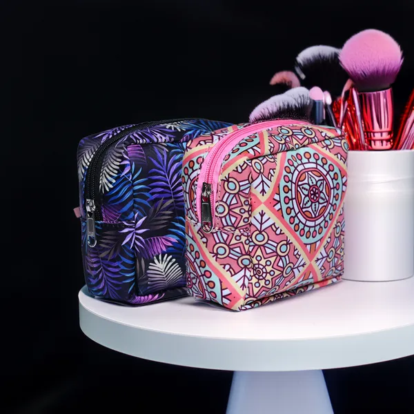 Mandala_Print_Multipurpose_Storage_Pouch_|_Dark_Botanical_Print_Multipurpose_Storage_Pouch_|_Compact_Cosmetic_Makeup_Organizer_Bag_For_Jewellery,_Toiletry,_Medicine_&_Travel_Accessories_(Pack_Of_2)