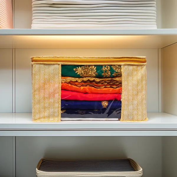 Foldable_Clothes_Storage_Bag_With_Zipper_&_Transparent_Window_|_Large_Capacity_Blanket_Organizer_|_Dustproof_Wardrobe_Storage_Box_For_Clothes,_Sarees_&_Bedding_(Pack_Of_12)