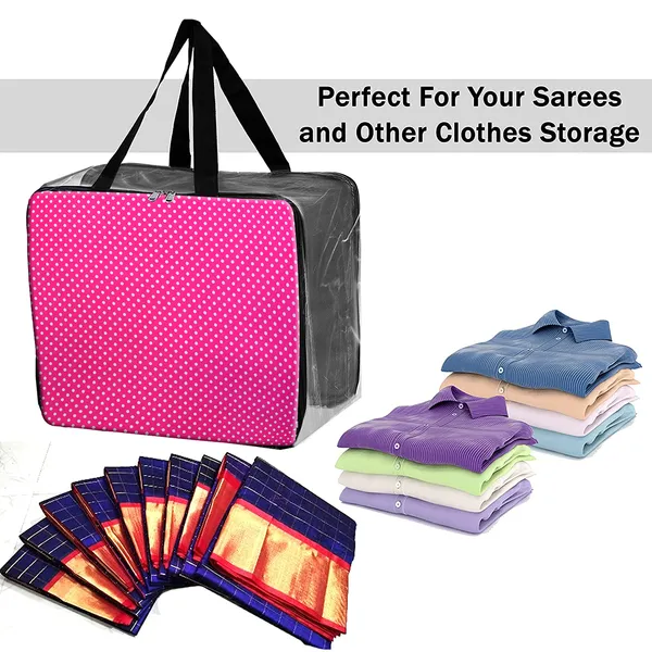 Printed_Transparent_Pvc_Garment_Storage_Bag_-_Pink_|_Transparent_Multipurpose_Storage_Organizer_|_Clothes,_Saree_&_Blanket_Storage_Bag_With_Strong_Carry_Handles