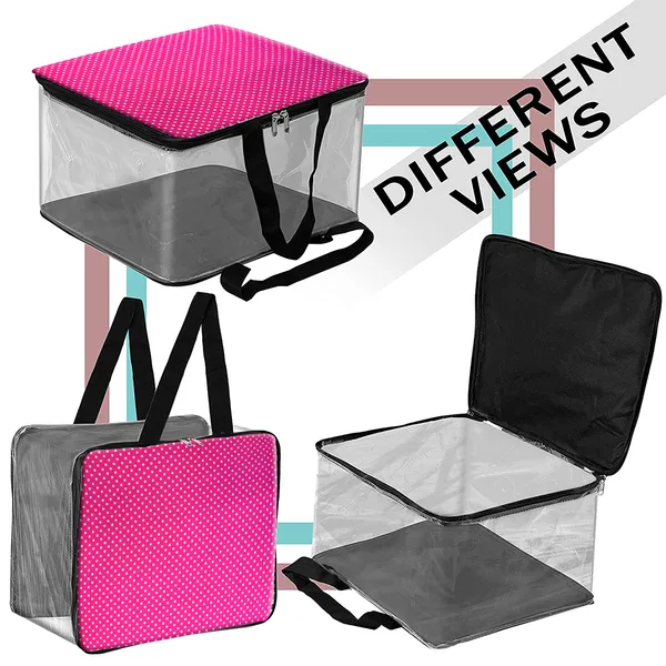 Printed_Transparent_Pvc_Garment_Storage_Bag_-_Pink_|_Transparent_Multipurpose_Storage_Organizer_|_Clothes,_Saree_&_Blanket_Storage_Bag_With_Strong_Carry_Handles