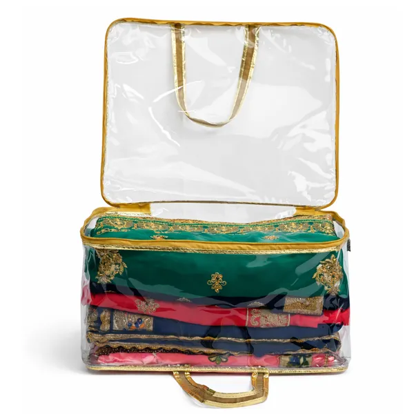 Multipurpose_Multi_Saree_Storage_&_Blanket_Packing_Bag_With_Zipper_|_Heavy_Duty_Multi_Saree_Storage_Bag_With_Zipper_|_Blanket,_Quilt_&_Clothes_Organizer_For_Travel_(Golden_Handle)