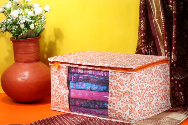 Paisley_Printed_Foldable_Storage_Bag_With_Zipper_Window_|_Large_Clothes_&_Blanket_Organizer_For_Wardrobe_(Pack_Of_3)