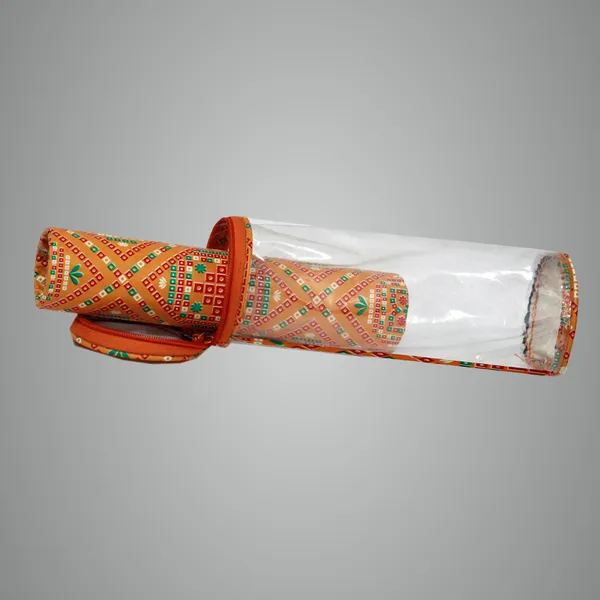 Orange_Portable_Bangle_Organizer_Box_With_Transparent_Cover_|_Zipper_Jewelry_Storage_Case_For_Bangles