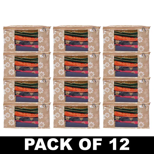Multipurpose_Foldable_Saree_&_Clothes_Storage_Organizer_With_Front_Window_|_Floral_Print_Saree_Cover_Storage_Box_For_Clothes_With_Premium_Quality_Non_Woven_Combo_Offer_Saree_Organizer_For_Wardrobe/Organizers_For_Clothes/Saree_Cover_|_Floral_Print_Print_Saree_Cover_Set_|_Saree_Bags_Saree_Covers_For_Storage,_Wardrobe_Organiser_|_Foldable_Saree_Clothes_Storage_Bag_Wardrobe_(Pack_Of_3)