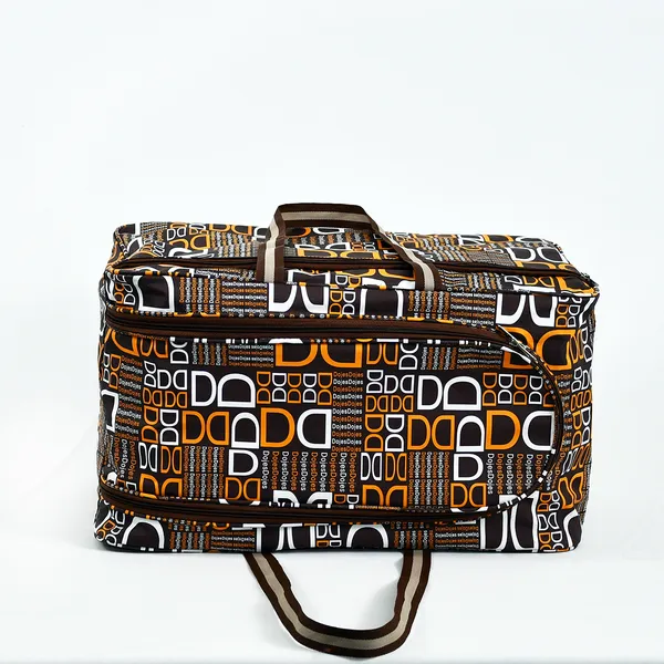 Brown_Printed_Designer_Travel_Duffel_Bag_For_Men_&_Women_|_Premium_Large_Capacity_Travel_Storage_Bag_|_Stylish_Multipurpose_Luggage_Organizer