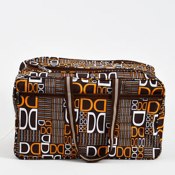 Brown_Printed_Designer_Travel_Duffel_Bag_For_Men_&_Women_|_Premium_Large_Capacity_Travel_Storage_Bag_|_Stylish_Multipurpose_Luggage_Organizer