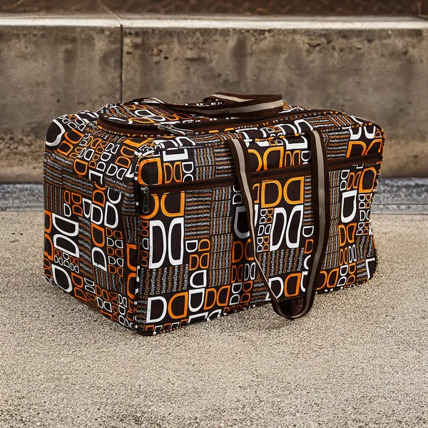 Brown_Printed_Designer_Travel_Duffel_Bag_For_Men_&_Women_|_Premium_Large_Capacity_Travel_Storage_Bag_|_Stylish_Multipurpose_Luggage_Organizer