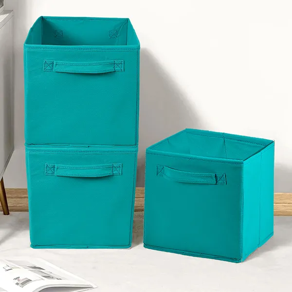 Multipurpose_Wardrobe_Clothes_Storage_Box_|_20L_Foldable_Garment_Organizer_With_Heavy_Handles_|_Non-Woven_Hardboard_Storage_Bin_(Grey)