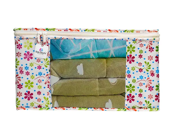 Saree_Cover_Storage_Box_For_Clothes_With_Premium_Quality_Non_Woven_Combo_Offer_Saree_Organizer_For_Wardrobe/Organizers_For_Clothes/Saree_Cover_|_Multipurpose_Foldable_Saree_&_Clothes_Storage_Organizer_With_Front_Window_|_Multicolor_Floral_Printed_Garment_Storage_Bag_For_Wardrobe_(Pack_Of_6)