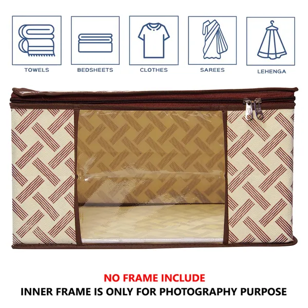 Saree_Cover_Storage_Box_For_Clothes_With_Premium_Quality_Non_Woven_Combo_Offer_Saree_Organizer_For_Wardrobe/Organizers_For_Clothes/Saree_Cover_|_Foldable_Royal_Print_Saree_Cover_Set_|_Saree_Bags_Saree_Covers_For_Storage,_Wardrobe_Organiser_|_Foldable_Saree_Clothes_Storage_Bag_Wardrobe_(Pack_Of_112)