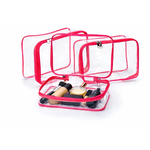Multipurpose_Transparent_Travel_Toiletry_Bag_|_Makeup_Organizer_Cosmetic_Storage_Pouch_|_Clear_Pvc_Vanity_Travel_Bag_For_Women_(Red)