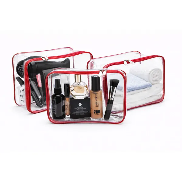 Multipurpose_Transparent_Travel_Toiletry_Bag_|_Makeup_Organizer_Cosmetic_Storage_Pouch_|_Clear_Pvc_Vanity_Travel_Bag_For_Women_(Red)