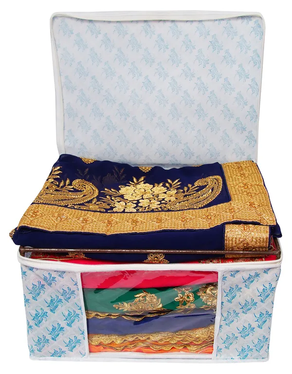 Saree_Cover_Storage_Box_For_Clothes_With_Premium_Quality_Non_Woven_Combo_Offer_Saree_Organizer_For_Wardrobe/Organizers_For_Clothes/Saree_Cover_|_Foldable_Royal_Print_Saree_Cover_Set_|_Saree_Bags_Saree_Covers_For_Storage,_Wardrobe_Organiser_|_Foldable_Saree_Clothes_Storage_Bag_Wardrobe_(Pack_Of_12)