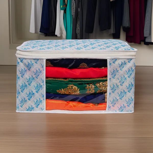 Saree_Cover_Storage_Box_For_Clothes_With_Premium_Quality_Non_Woven_Combo_Offer_Saree_Organizer_For_Wardrobe/Organizers_For_Clothes/Saree_Cover_|_Foldable_Royal_Print_Saree_Cover_Set_|_Saree_Bags_Saree_Covers_For_Storage,_Wardrobe_Organiser_|_Foldable_Saree_Clothes_Storage_Bag_Wardrobe_(Pack_Of_12)