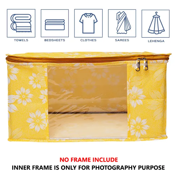 Heavy_Duty_Foldable_Floral_Storage_Bag_|_Clothes,_Quilt_&_Blanket_Organizer_With_Zipper_Window_For_Wardrobe_(Pack_Of_12)
