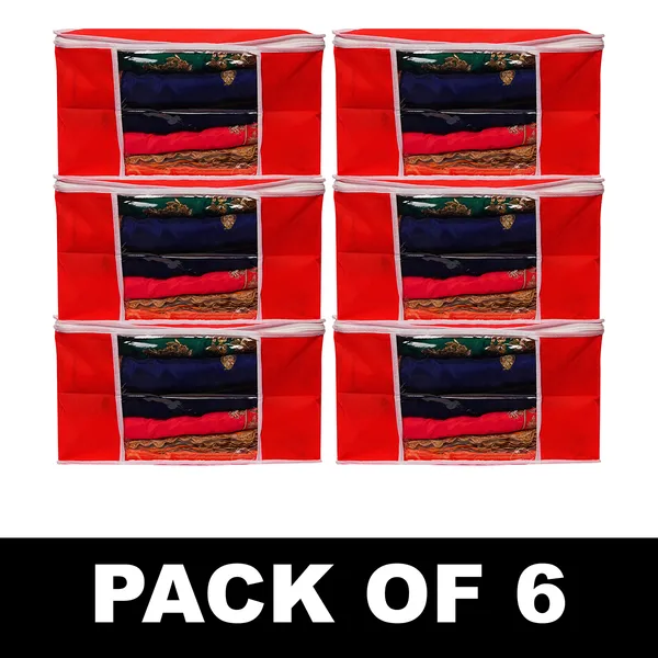Premium_Foldable_Wardrobe_Storage_Bag_With_Transparent_Window_&_Zipper_|_Clothes,_Saree,_Blanket_&_Quilt_Organizer_Box_(Pack_Of_6)