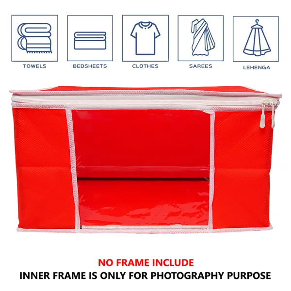 Premium_Foldable_Wardrobe_Storage_Bag_With_Transparent_Window_&_Zipper_|_Clothes,_Saree,_Blanket_&_Quilt_Organizer_Box_(Pack_Of_6)