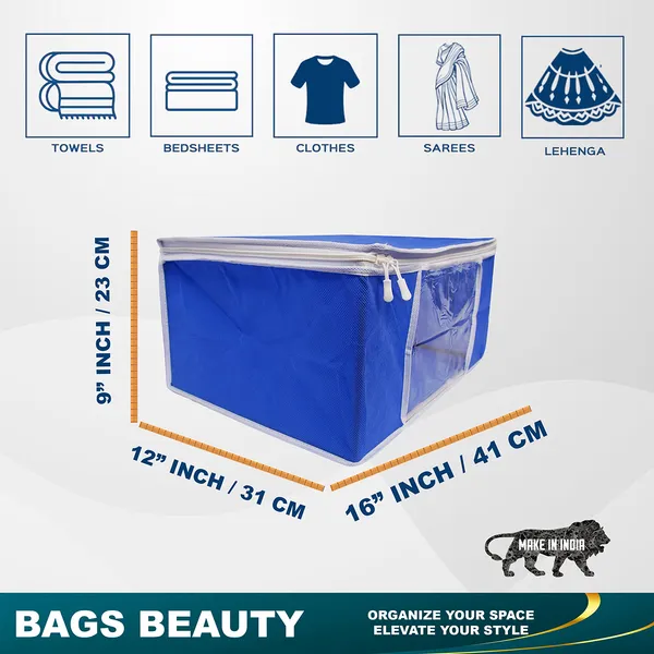 Heavy_Duty_Foldable_Clothes_Storage_Bag_|_Blanket_&_Saree_Organizer_With_Zipper_&_Clear_Window_|_Wardrobe_Storage_Box_(Pack_Of_12)