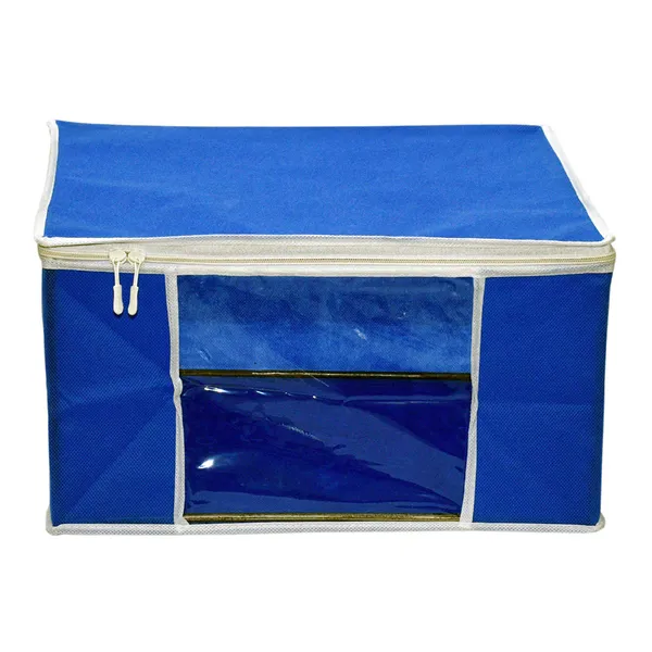 Heavy_Duty_Foldable_Clothes_Storage_Bag_|_Blanket_&_Saree_Organizer_With_Zipper_&_Clear_Window_|_Wardrobe_Storage_Box_(Pack_Of_12)
