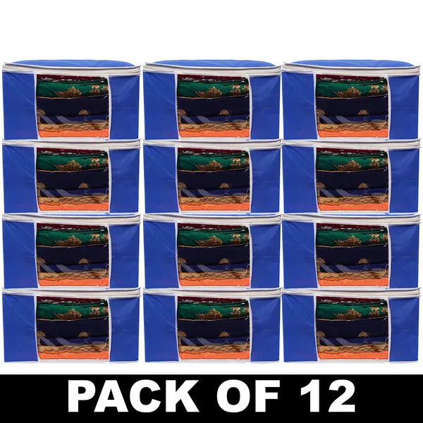 Heavy_Duty_Foldable_Clothes_Storage_Bag_|_Blanket_&_Saree_Organizer_With_Zipper_&_Clear_Window_|_Wardrobe_Storage_Box_(Pack_Of_12)