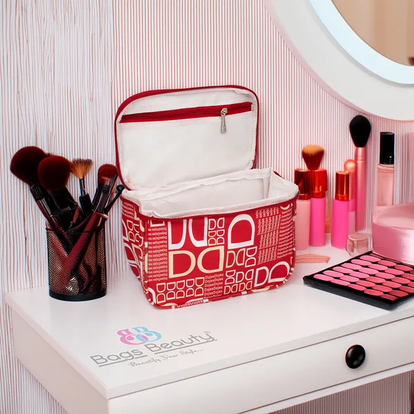 Travel_Makeup_Organizer_Bag_With_Handle_|_Rexine_Cosmetic_Vanity_Kit_Storage_With_Inner_Pocket_&_Rust-Free_Zipper_(Red)