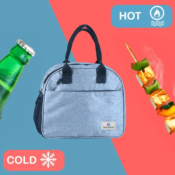 Bags_Beauty_Insulated_Lunch_Bag_-_Grey_|_Insulated_Tiffin_Storage_Bag_For_Kids_&_Adults_|_Durable_Lunch_Box_Organizer_With_Zipper_&_Bottle_Pocket_|_Office,_School_&_Travel