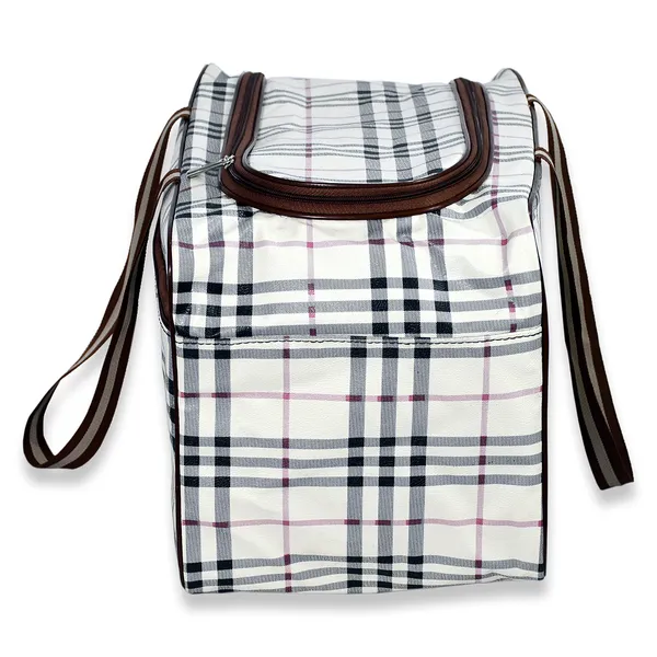 Brown_Check_Pattern_Travel_Duffel_Bag_For_Men_&_Women_|_Large_Capacity_Clothes_Storage_Bag_|_Durable_Waterproof_Multipurpose_Luggage_Bag
