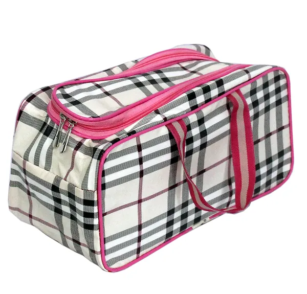 Portable_Makeup_&_Vanity_Kit_Organizer_Travel_Bag_With_Handle_|_Multipurpose_Novelty_Storage_Bag_For_Cosmetics,_Hair_Dryer_&_Toiletries_(Pink)