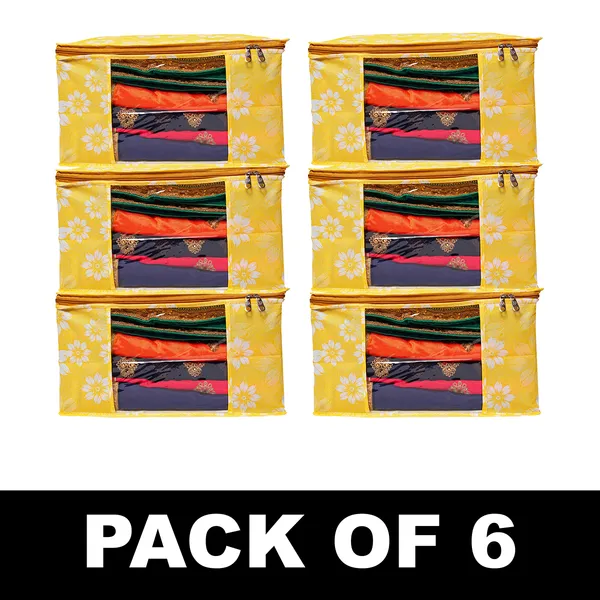 Heavy_Duty_Foldable_Floral_Storage_Bag_|_Clothes,_Quilt_&_Blanket_Organizer_With_Zipper_Window_For_Wardrobe_(Pack_Of_6)