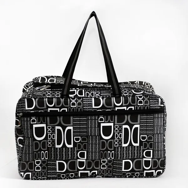 Black_Printed_Designer_Travel_Bag_For_Men_&_Women_|_Large_Capacity_Waterproof_Duffel_Bag_|_Multipurpose_Clothes_Storage_Travel_Organizer