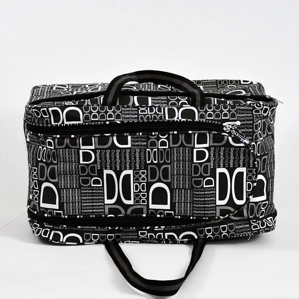 Black_Printed_Designer_Travel_Bag_For_Men_&_Women_|_Large_Capacity_Waterproof_Duffel_Bag_|_Multipurpose_Clothes_Storage_Travel_Organizer