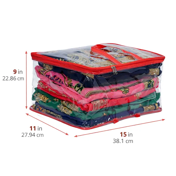 Multipurpose_Saree_&_Blanket_Packing_Storage_Bag_|_Large_Clothes_Organizer_With_Zipper_(Red_Handle)