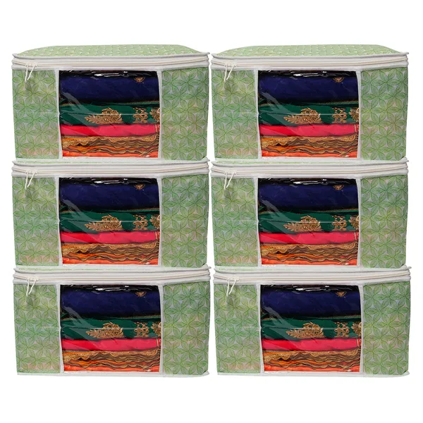 Saree_Cover_Storage_Box_For_Clothes_With_Premium_Quality_Non_Woven_Combo_Offer_Saree_Organizer_For_Wardrobe/Organizers_For_Clothes/Saree_Cover_|_Foldable_Royal_Print_Saree_Cover_Set_|_Saree_Bags_Saree_Covers_For_Storage,_Wardrobe_Organiser_|_Foldable_Saree_Clothes_Storage_Bag_Wardrobe_(Pack_Of_6)