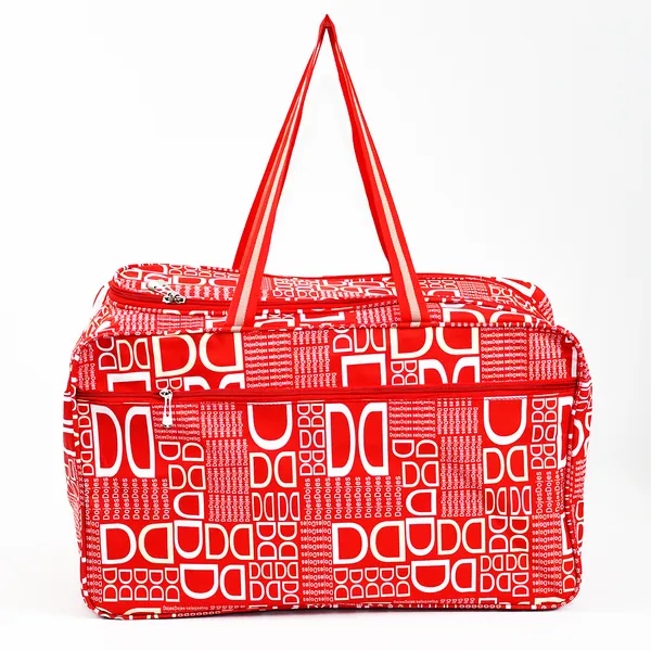 Red_Printed_Designer_Travel_Bag_For_Men_&_Women_|_Large_Capacity_Waterproof_Duffel_Bag_|_Stylish_Clothes_Organizer_For_Travel