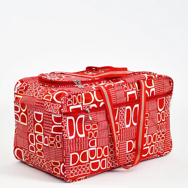 Red_Printed_Designer_Travel_Bag_For_Men_&_Women_|_Large_Capacity_Waterproof_Duffel_Bag_|_Stylish_Clothes_Organizer_For_Travel
