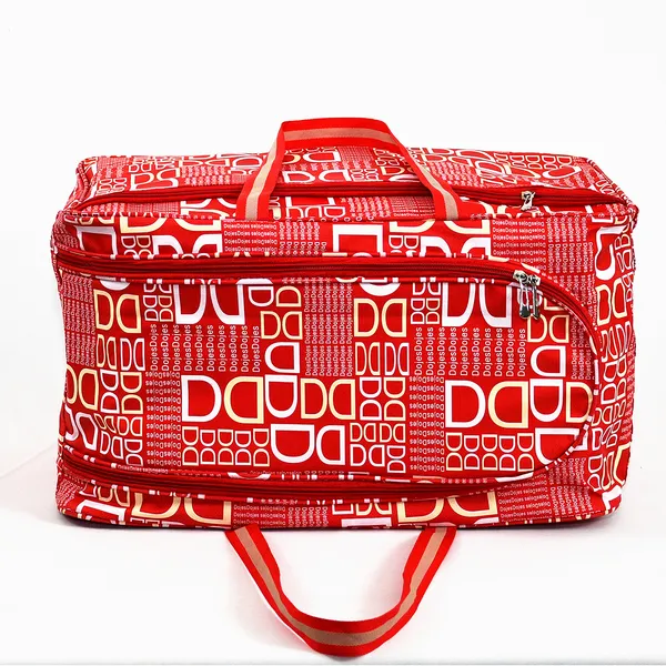 Red_Printed_Designer_Travel_Bag_For_Men_&_Women_|_Large_Capacity_Waterproof_Duffel_Bag_|_Stylish_Clothes_Organizer_For_Travel
