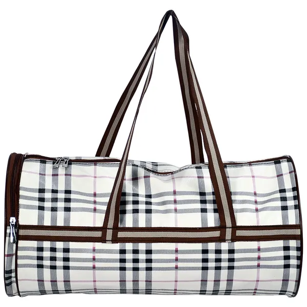 Brown_Stripe_Printed_Travel_Duffle_Bag_|_Spacious_Gym_&_Sports_Bag_With_Heavy_Duty_Handles_And_Zipper_Closure