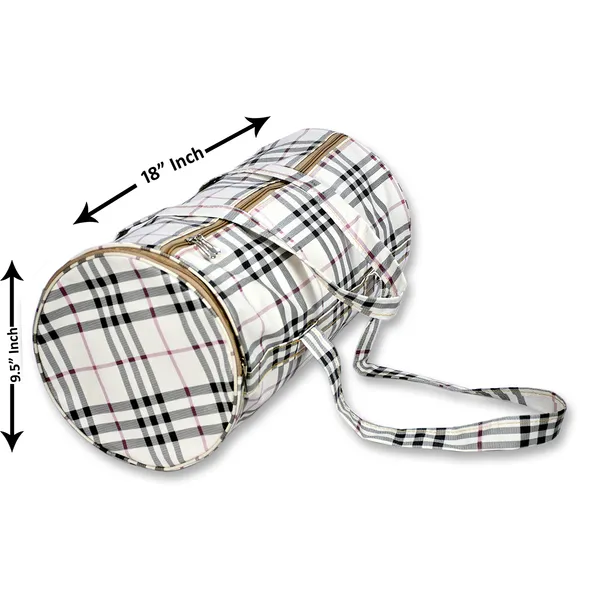 Beige_Multipurpose_Duffle_Bag_For_Gym,_Travel_&_Sports_|_Large_Capacity_Cylindrical_Gym_Bag_With_Strong_Handles_&_Zipper_Closure_Stripe_Printed_Travel_Duffle_Bag_|_Spacious_Gym_&_Sports_Bag_With_Heavy_Duty_Handles_And_Zipper_Closure