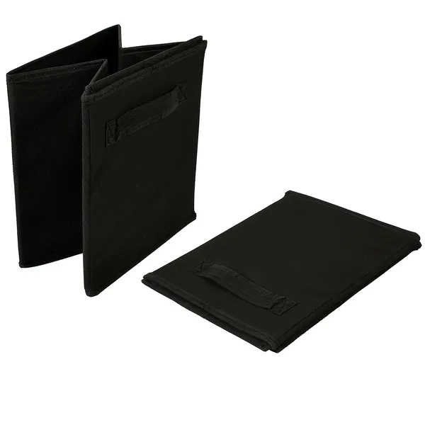Foldable_Wardrobe_Clothes_Storage_Box_With_Handles_|_20L_Garment_Organizer_For_Kurtis,_Dresses_&_Kids_Clothes_|_100_Gsm_Non-Woven_Hardboard_Storage_Bin_(Black)
