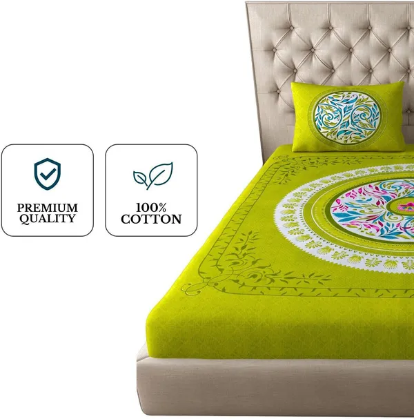 Queen_Size_Cotton_Printed_Bedsheet_With_Pillow_Cover_TC_144