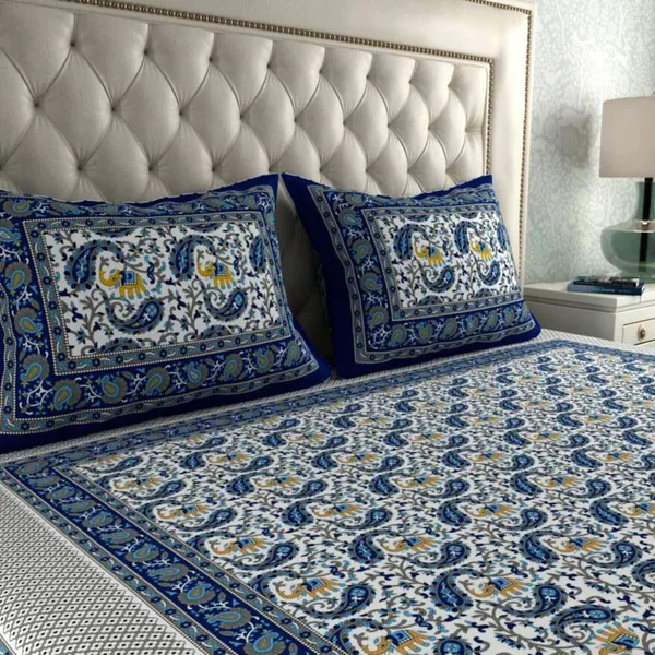 Queen_Size_Cotton_Jaipuri_Prints_Bedsheet_With_Pillow_Cover_TC_144