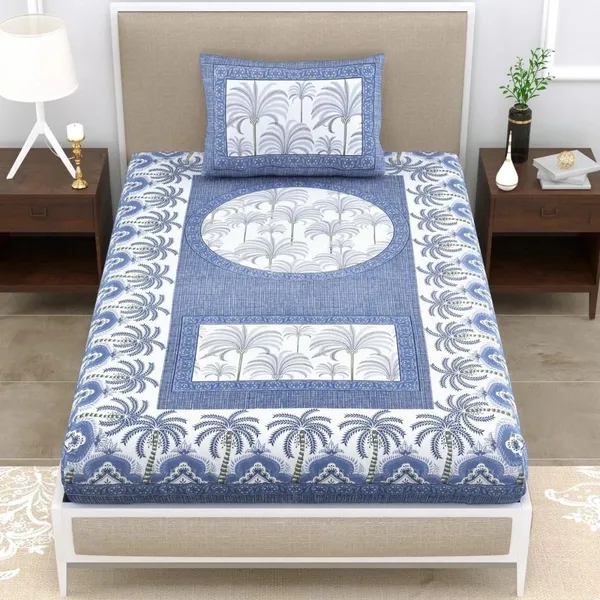 Single_Cotton_Jaipuri_Prints_Bedsheet_With_Pillow_Cover_TC_144