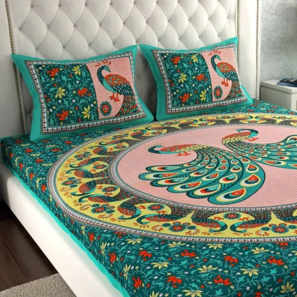 Queen_Size_Cotton_Jaipuri_Prints_Bedsheet_With_Pillow_Cover_TC_144