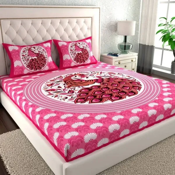 Queen_Size_Cotton_Jaipuri_Prints_Bedsheet_With_Pillow_Cover_TC_144