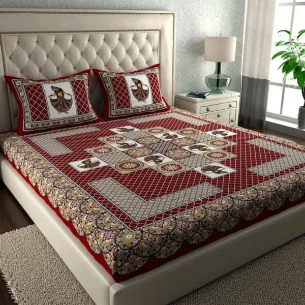 Queen_Size_Cotton_Jaipuri_Prints_Bedsheet_With_Pillow_Cover_TC_144
