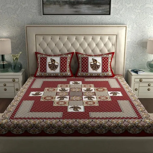 Queen_Size_Cotton_Jaipuri_Prints_Bedsheet_With_Pillow_Cover_TC_144
